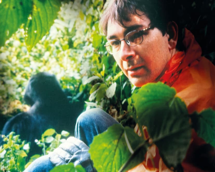 Dr. Christian Ruck - 1993 bei den Gorillas in Virunga Bergen